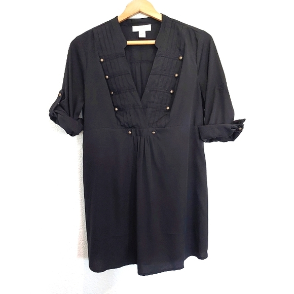 Motherhood Maternity Black Blouse Size Medium - Picture 1 of 12
